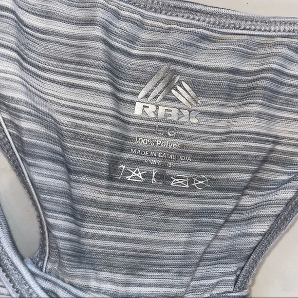 RBX Gray racer back workout top - Picture 2 of 2